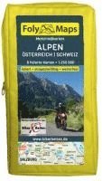 bokomslag FolyMaps Motorradkarten Alpen Österreich Schweiz