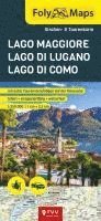 bokomslag FolyMaps Lago Maggiore | Lago di Lugano | Lago di Como