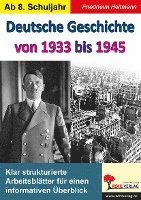 bokomslag Deutsche Geschichte von 1933 bis 1945