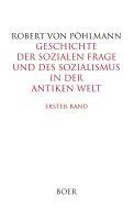 bokomslag Geschichte der sozialen Frage und des Sozialismus in der antiken Welt, Band 1