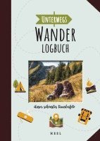 Unterwegs: Wander-Logbuch, Inbunden