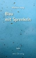 Blau mit Sprenkeln