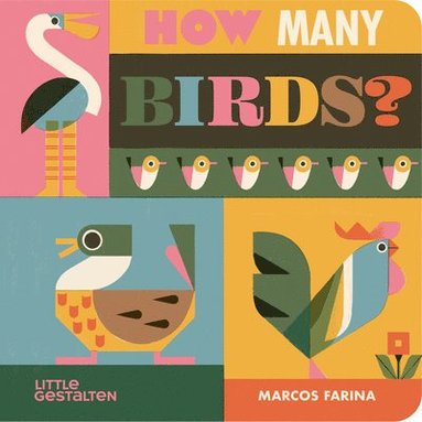Marcos Farina, Little Gestalten - How Many Birds?, Inbunden