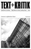 bokomslag Literatur im öffentlichen Raum