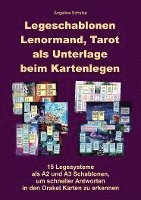 bokomslag Legeschablonen Lenormand, Tarot als Unterlage beim Kartenlegen