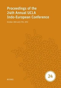 bokomslag Proceedings of the 24th Annual UCLA Indo-European Conference