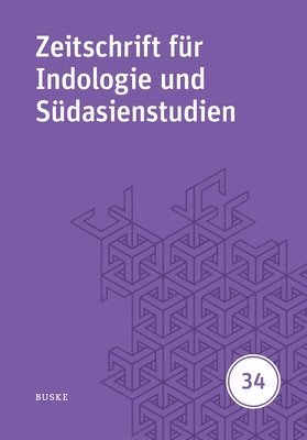 bokomslag Zeitschrift für Indologie und Südasienstudien 34