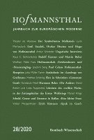 bokomslag Hofmannsthal - Jahrbuch Zur Europaischen Moderne: 28 / 2020