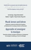 Ina Henning, Jürgen Oberschmidt, Damien F. Sagrillo, Pascal Terrien - Musik lernen und lehren | Apprendre et enseigner la musique, Häftad