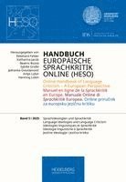 Ekkehard Felder, Katharina Jacob, Beatrix Busse, Sybille Große, Jadranka Gvozdanovic, Antje Lobin, Henning Lobin - Handbuch Europäische Sprachkritik Online (HESO) / Sprachideologien und Sprachkritik. Language Ideologies and Language Criticism. Idéologies linguistiques et Sprachkritik. Ideologie linguistiche e Sprachkritik.Jezi¿ne ideologije i jezi¿na kritika, Häftad