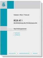 bokomslag BGB AT I - Die Entstehung des Primäranspruchs