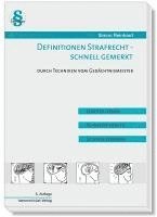 bokomslag Definition Strafrecht - schnell gemerkt