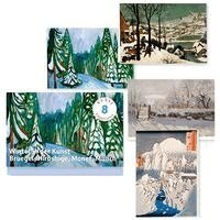 Winter in der Kunst - Acht Kunst-Klappkarten, Häftad