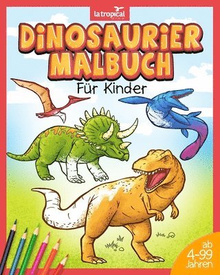 David Ludwig - Dinosaurier Malbuch für Kinder, Häftad