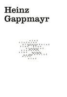 bokomslag Cahier #1: Heinz Gappmayr