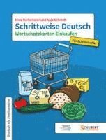 bokomslag Schrittweise Deutsch / Wortschatzkarten Einkaufen für Schülerkoffer