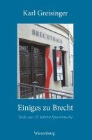 bokomslag Einiges zu Brecht