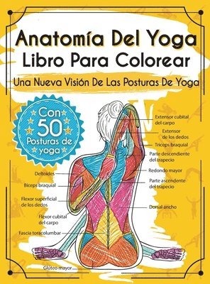 bokomslag Anatoma Del Yoga Libro Para Colorear