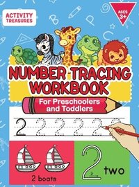 bokomslag Number Tracing Workbook For Preschoolers And Toddlers