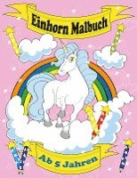 bokomslag Einhorn Malbuch Ab 5 Jahren