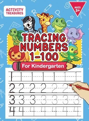 bokomslag Tracing Numbers 1-100 For Kindergarten