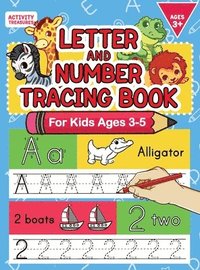 bokomslag Letter And Number Tracing Book For Kids Ages 3-5