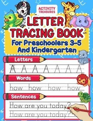 bokomslag Letter Tracing Book For Preschoolers 3-5 And Kindergarten