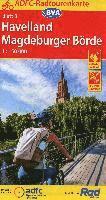 bokomslag Havelland / Magdeburger Börde cycling map