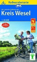 bokomslag Radwanderkarte BVA Die schönsten Radtrouren im Kreis Wesel 1:50.000, reiß- und wetterfest, GPS-Tracks Download