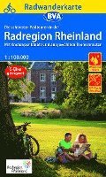 bokomslag Radwanderkarte BVA Die schönsten Radtouren in der RadRegion Rheinland 1:100.000, reiß- und wetterfest, GPS-Tracks Download