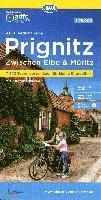 bokomslag Prignitz tussen Elbe & Müritz cycling map