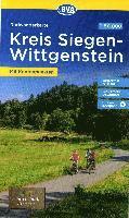 bokomslag Radwanderkarte BVA Kreis Siegen-Wittgenstein mit Knotenpunkten 1:50.000, reiß- und wetterfest, GPS-Tracks Download, E-Bike-geeignet