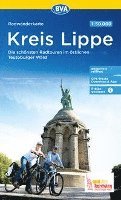 bokomslag Radwanderkarte BVA Kreis Lippe Die schönsten Radtouren im östlichen Teutoburger Wald 1:50.000, reiß- und wetterfest, GPS-Tracks Download & App, E-Bike-geeignet