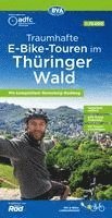 bokomslag ADFC-Regionalkarte Traumhafte E-Bike-Touren im Thüringer Wald, 1:75.000, mit Tagestourenvorschlägen, reiß- und wetterfest, GPS-Tracks-Download