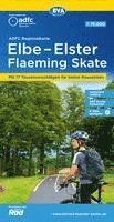 bokomslag Elbe - Elster - Flaeming Skate cycling map