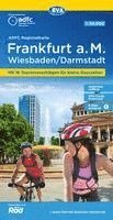 bokomslag Frankfurt am Main / Wiesbaden / Darmstadt cycling map