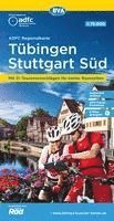 bokomslag Tubingen / Stuttgart Süd cycling map