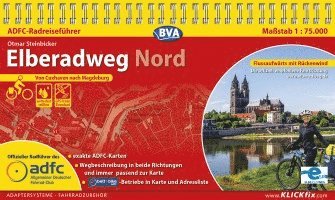 ADFC-Radreiseführer Elberadweg Nord 1:75.000 praktische Spiralbindung, reiß- und wetterfest, GPS-Tracks Download 1