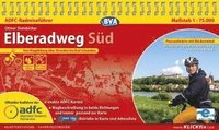 bokomslag ADFC-Radreiseführer Elberadweg Süd 1:75.000 praktische Spiralbindung, reiß- und wetterfest, GPS-Tracks Download