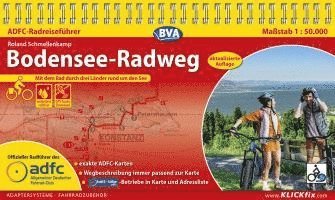 ADFC-Radreiseführer Bodensee-Radweg 1:50.000 praktische Spiralbindung, reiß- und wetterfest, GPS-Tracks Download 1