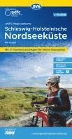 bokomslag ADFC-Regionalkarte Schleswig-Holsteinische Nordseeküste mit Inseln, 1:75.000, mit Tagestourenvorschlägen, reiß- und wetterfest, E-Bike-geeignet, GPS-Tracks Download