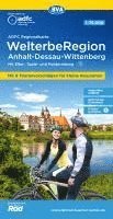 bokomslag Anhalt, Dessau, Wittenberg - WelterbeRegion cycling map