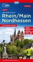 bokomslag ADFC-Radtourenkarte 16 Rhein/Main Nordhessen 1:150.000, reiß- und wetterfest, E-Bike geeignet, GPS-Tracks Download, mit Kilometer-Angaben