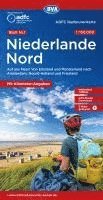 bokomslag ADFC-Radtourenkarte NL 1 Niederlande Nord 1:150.000, reiß- und wetterfest, E-Bike geeignet, GPS-Tracks Download, mit Knotenpunkten, mit Bett+Bike Symbolen, mit Kilometer-Angaben