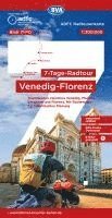 ADFC-Radtourenkarte IT-PO 7-Tage-Radtour Venedig-Florenz, 1:200.000, reiß- und wetterfest, E-Bike-geeignet, GPS-Tracks Download, mit Kilometer-Angaben 1