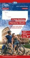 bokomslag ADFC-Radtourenkarte IT-UM 7-Tage-Radtour Florenz-Rom, 1:150.000, reiß- und wetterfest, E-Bike geeignet, GPS-Tracks Download, mit Kilometer-Angaben