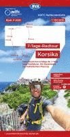 ADFC-Radtourenkarte F-KOR 7-Tage-Radtour Korsika, 1:100.000, reiß- und wetterfest, E-Bike geeignet, GPS-Tracks Download, mit Kilometer-Angaben 1