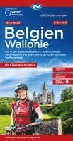bokomslag ADFC-Radtourenkarte BEL 2 Belgien Wallonie 1:150.000, reiß- und wetterfest, E-Bike geeignet, GPS-Tracks Download, mit Kilometer-Angaben