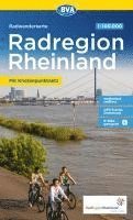 bokomslag BVA Radwanderkarte Die schönsten Radtouren in der RadRegion Rheinland 1:100.000, reiß- und wetterfest, GPS-Tracks Download, E-Bike geeignet, mit Knotenpunktnetz und ausgewählten Themenrouten