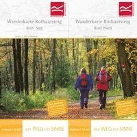 bokomslag Wanderkarte Rothaarsteig Süd / Nord. 1 : 50 000